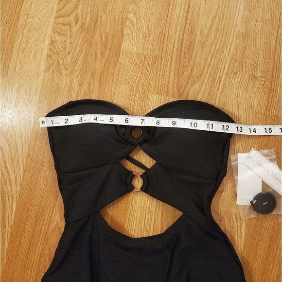 Hula Honey Juniors' Ribbed One-Piece Swimsuit- NEW - Picture 11 of 16